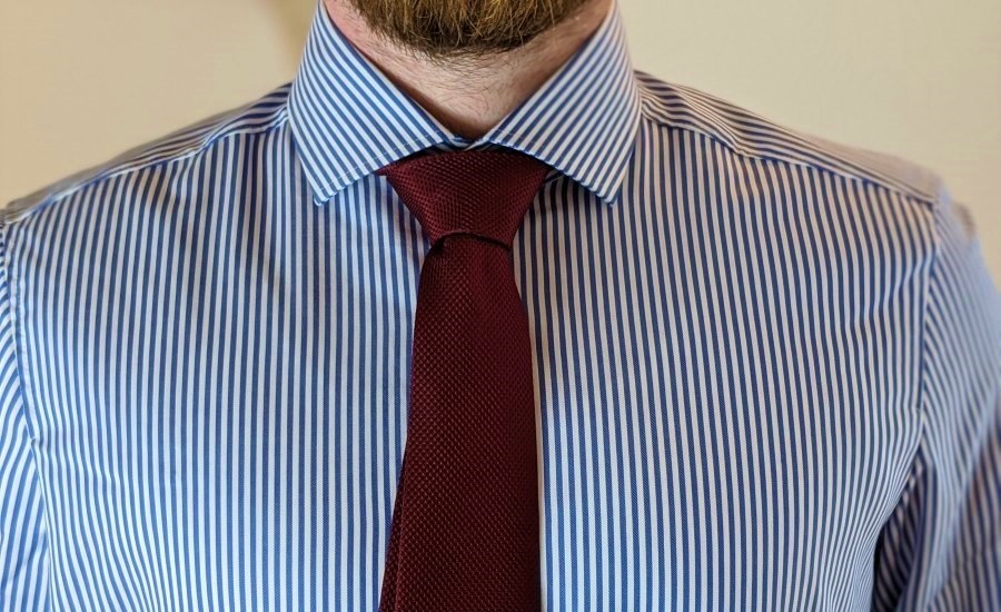 Einfacher Windsor Krawattenknoten