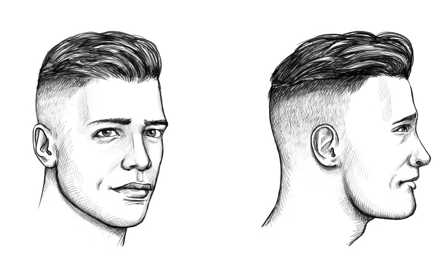 Männer sidecut frisuren 25 Frisuren